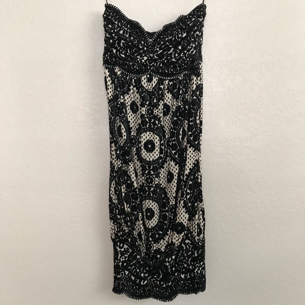 Diane Von Furstenberg Marcella Dress Black Cream 2